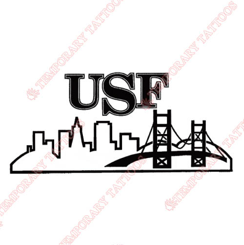 San Francisco Dons Customize Temporary Tattoos Stickers NO.6123